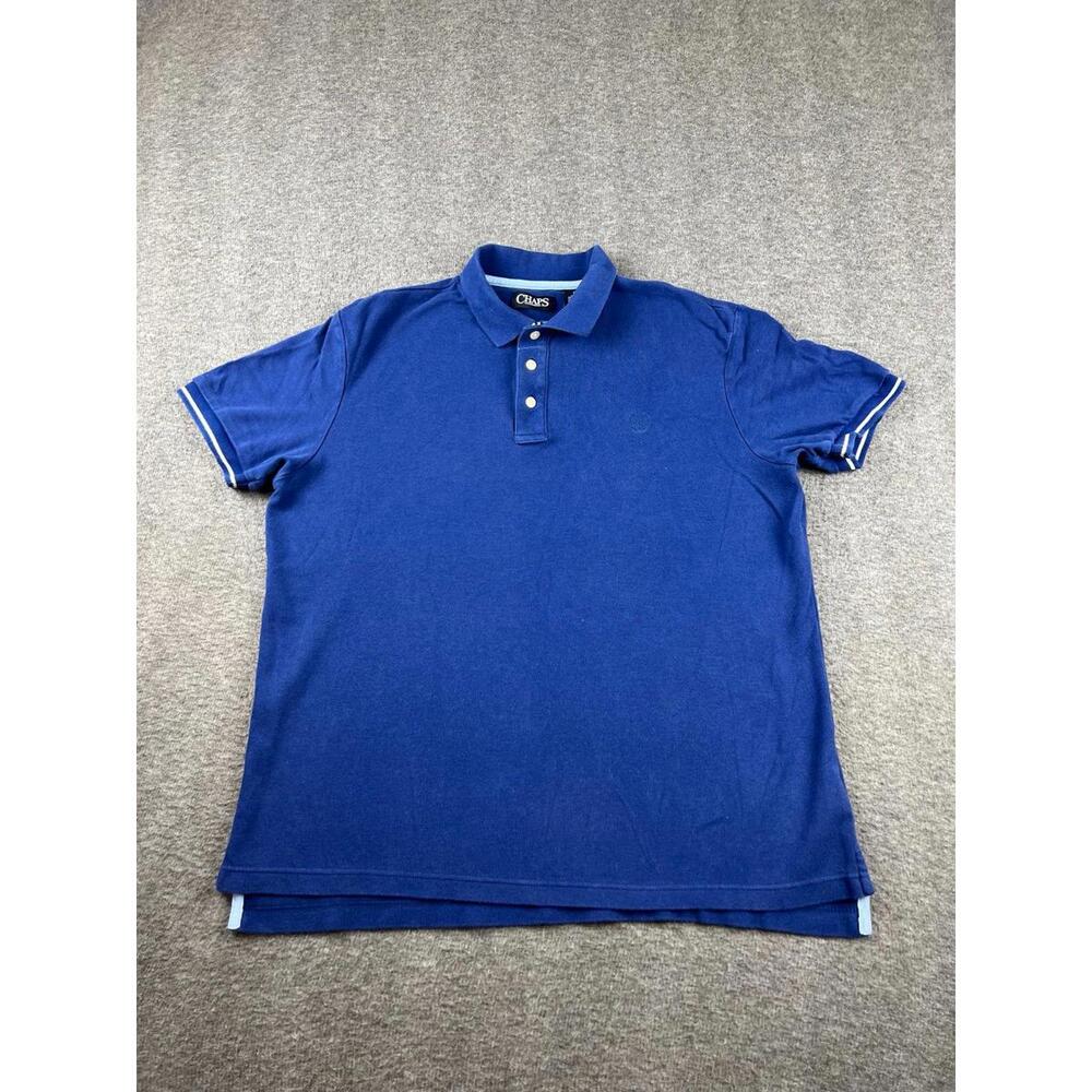 Chaps Men's Blue Polo Shirt Size Medium